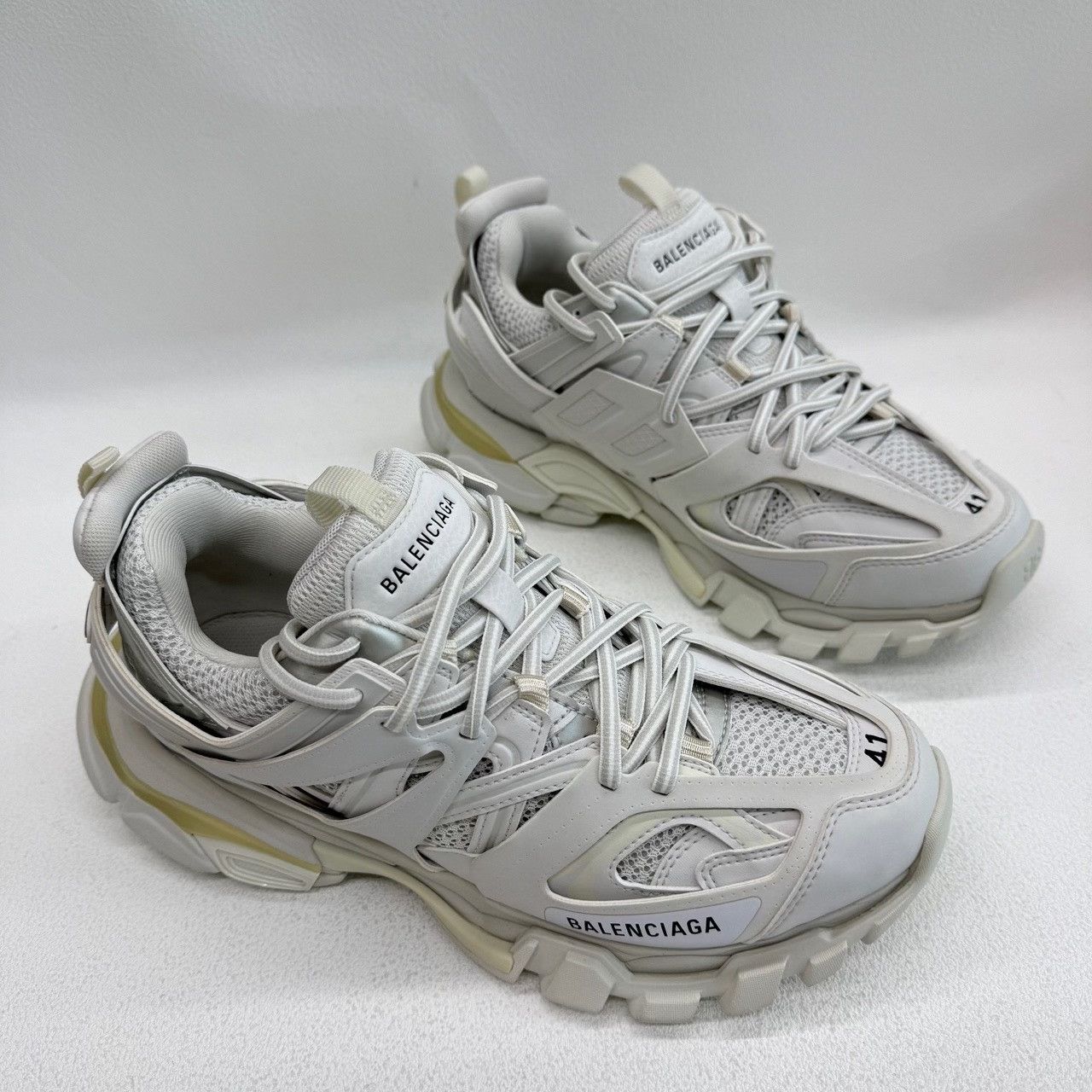 Balenciaga Balenciaga White Lowtop Sneakers 8.5 Men Size US 8.5 / EU 41-42 - 3 Thumbnail