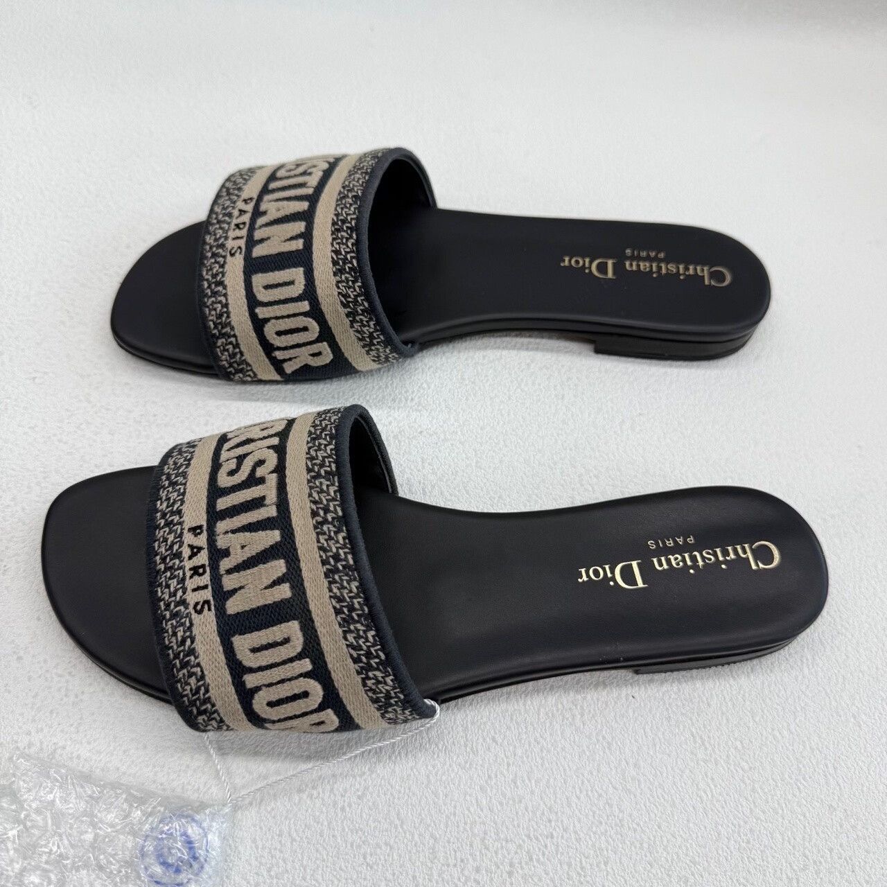 Dior Dior Retro Embroidered Blue Sandals us_6-5 Women Size US 6.5 / IT 36.5 - 4 Thumbnail