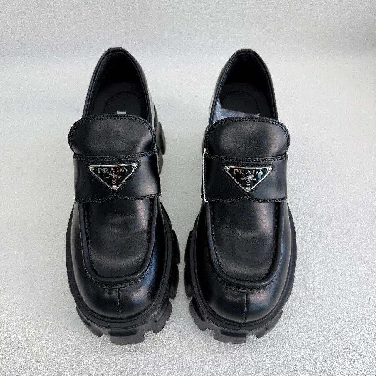Prada Prada Black Lowtop Sneakers us_5 Women Size US 5 / IT 35 - 2 Thumbnail