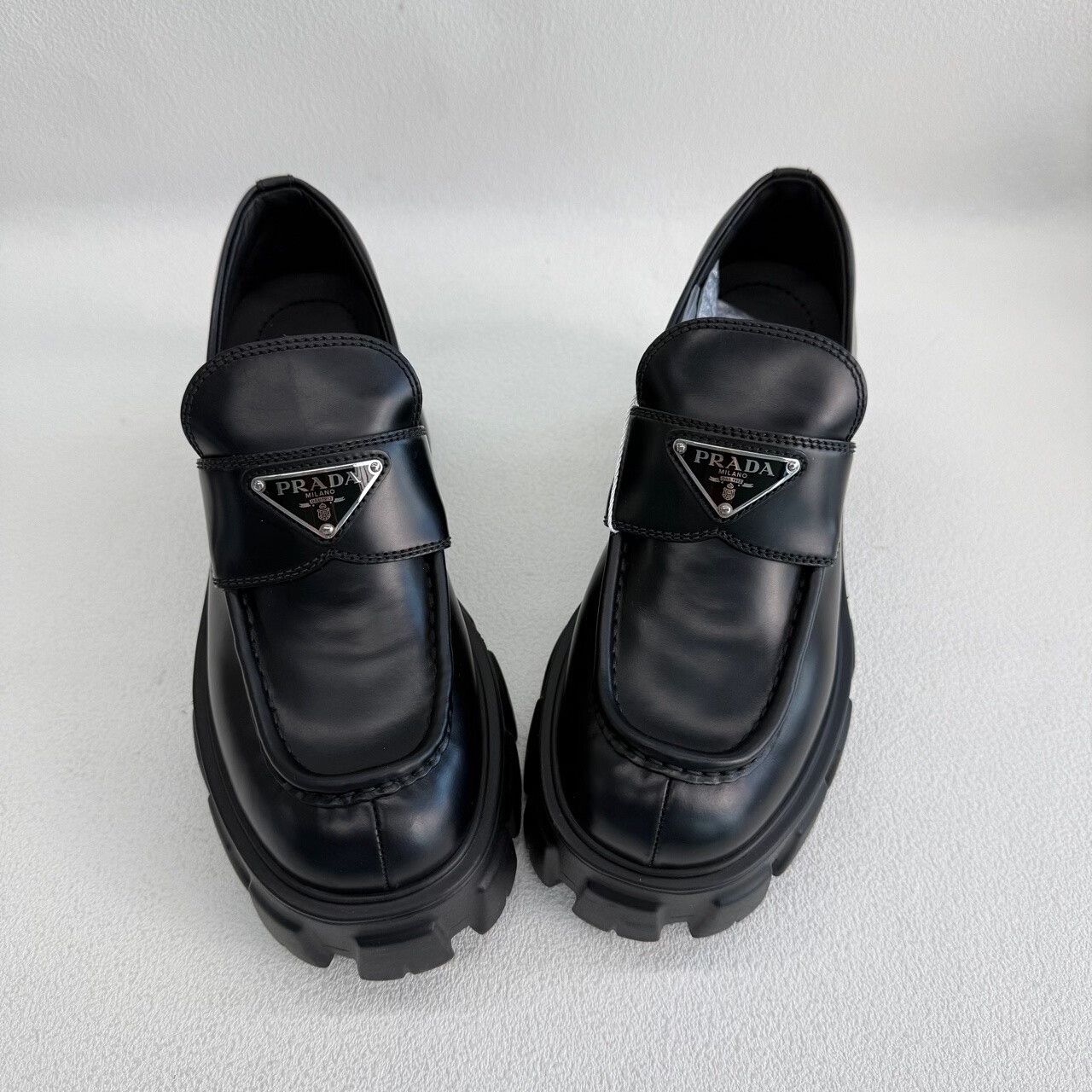 Prada Prada Black Lowtop Sneakers us_5 Women Size US 5 / IT 35 - 8 Thumbnail