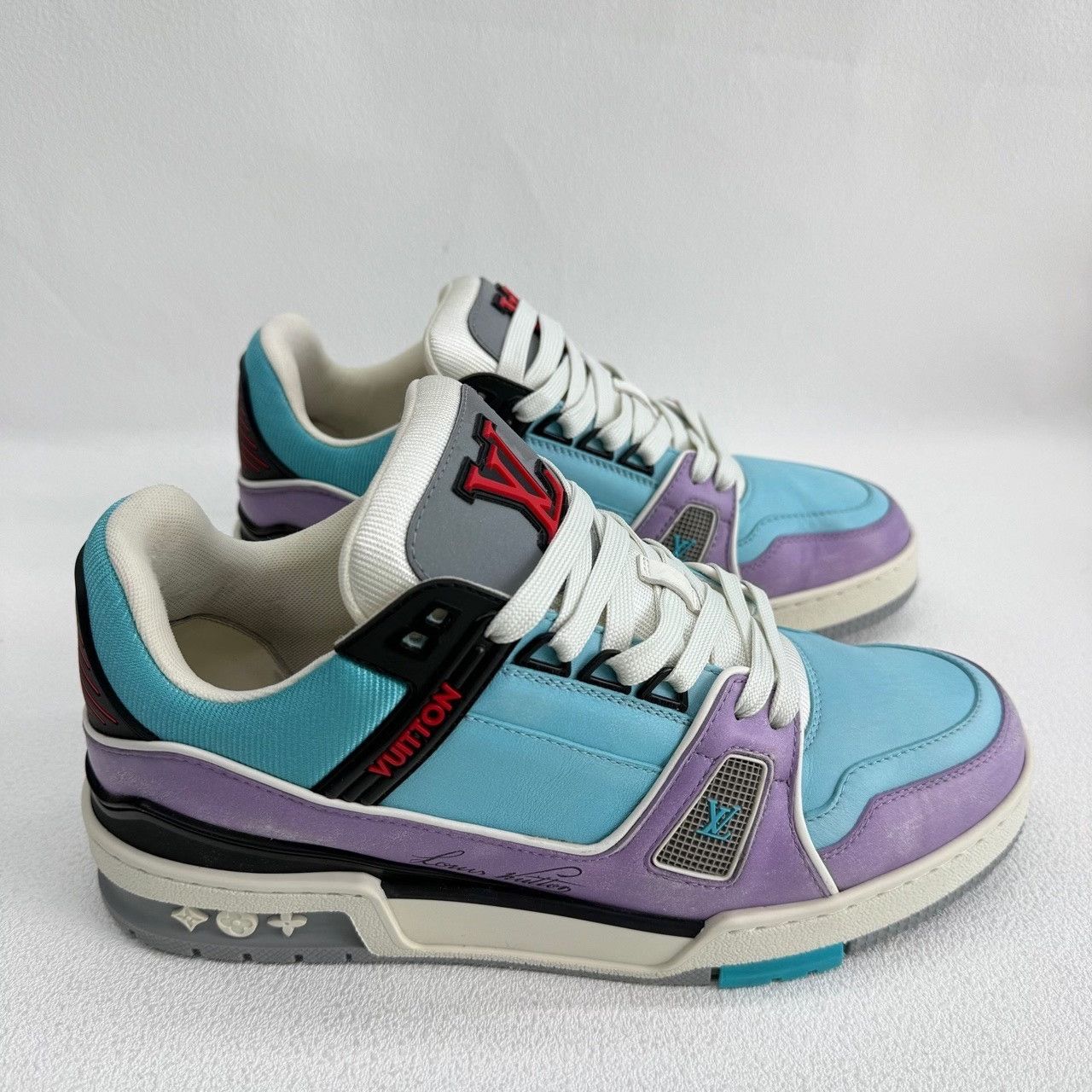 Louis Vuitton Louis Vuitton Training Purple Lowtop Sneakers 8 Men Size US 8 / EU 41 - 6 Thumbnail