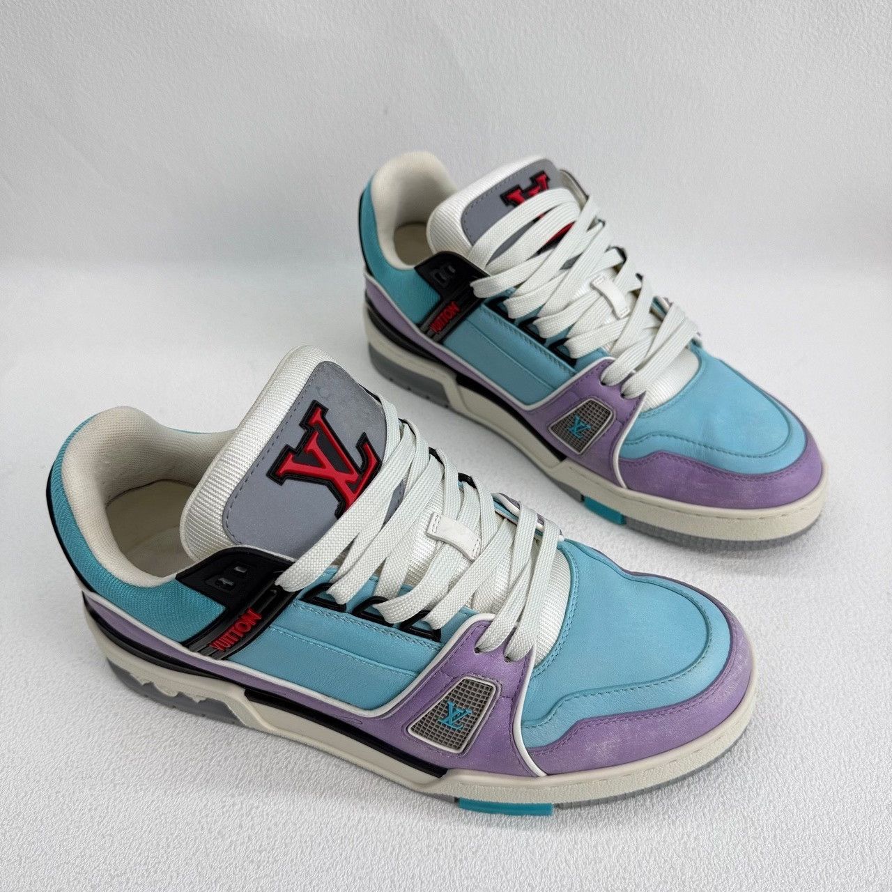 Louis Vuitton Louis Vuitton Training Purple Lowtop Sneakers 8 Men Size US 8 / EU 41 - 3 Thumbnail