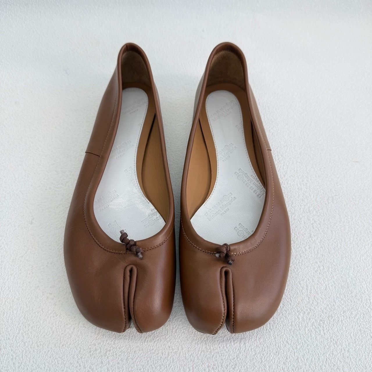 Maison Margiela Maison Margiela Leather Brown Lowtop Sneakers us_5 Women Size US 5 / IT 35 - 2 Thumbnail