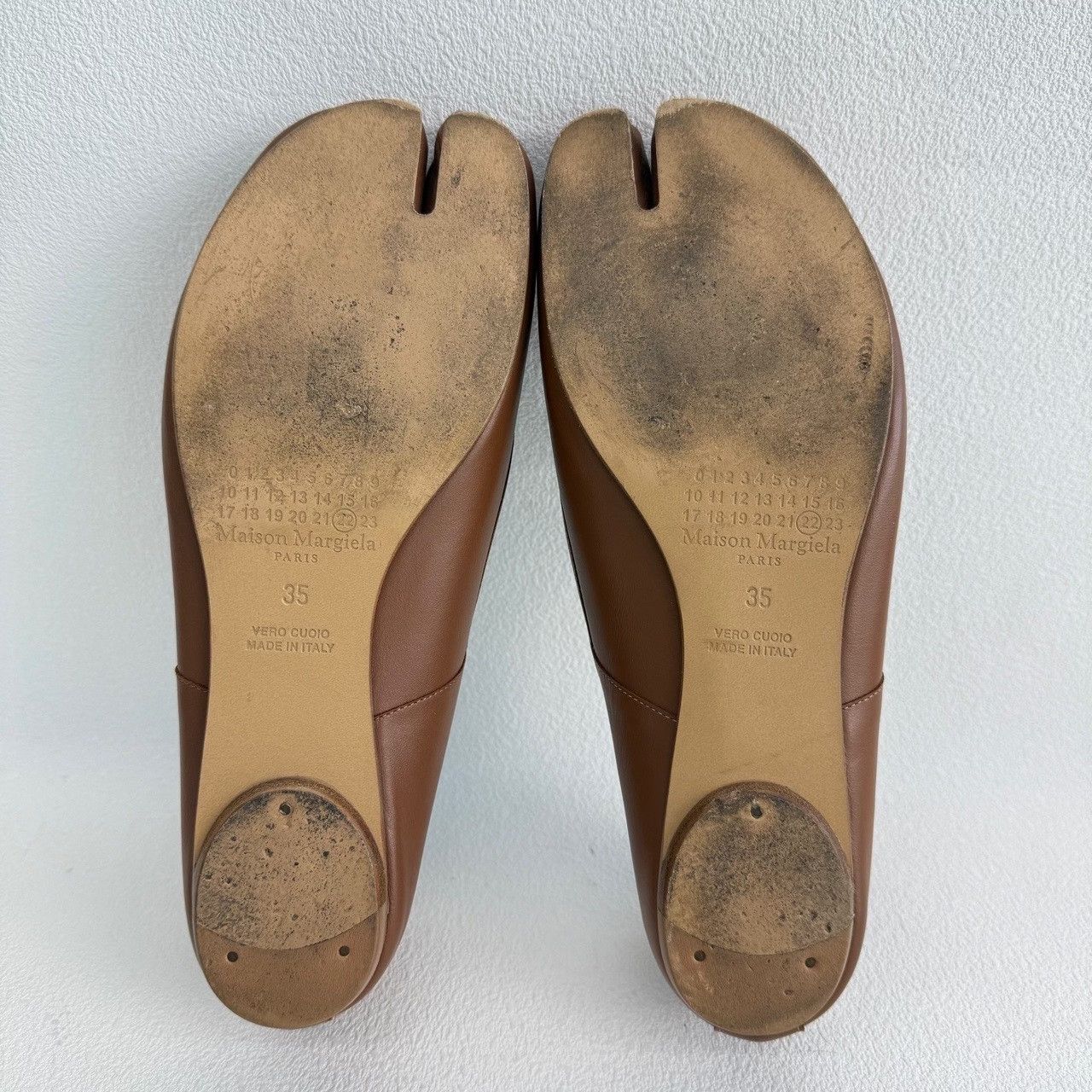 Maison Margiela Maison Margiela Leather Brown Lowtop Sneakers us_5 Women Size US 5 / IT 35 - 6 Thumbnail
