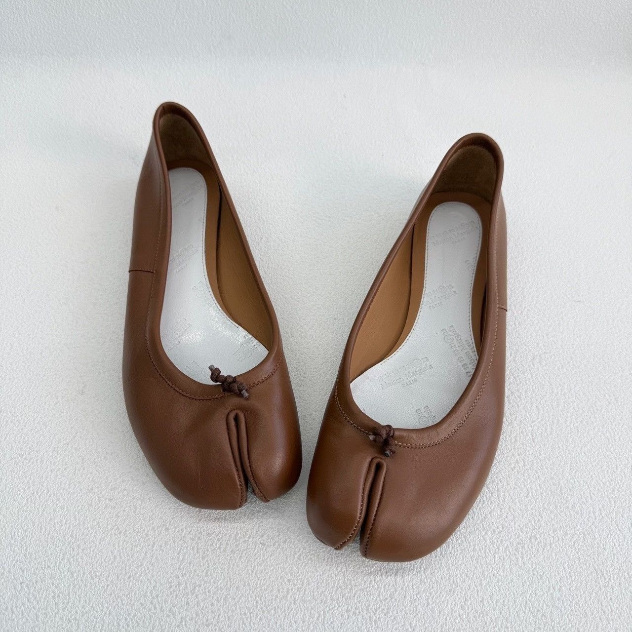 Maison Margiela Maison Margiela Leather Brown Lowtop Sneakers us_5 Women Size US 5 / IT 35 - 8 Thumbnail