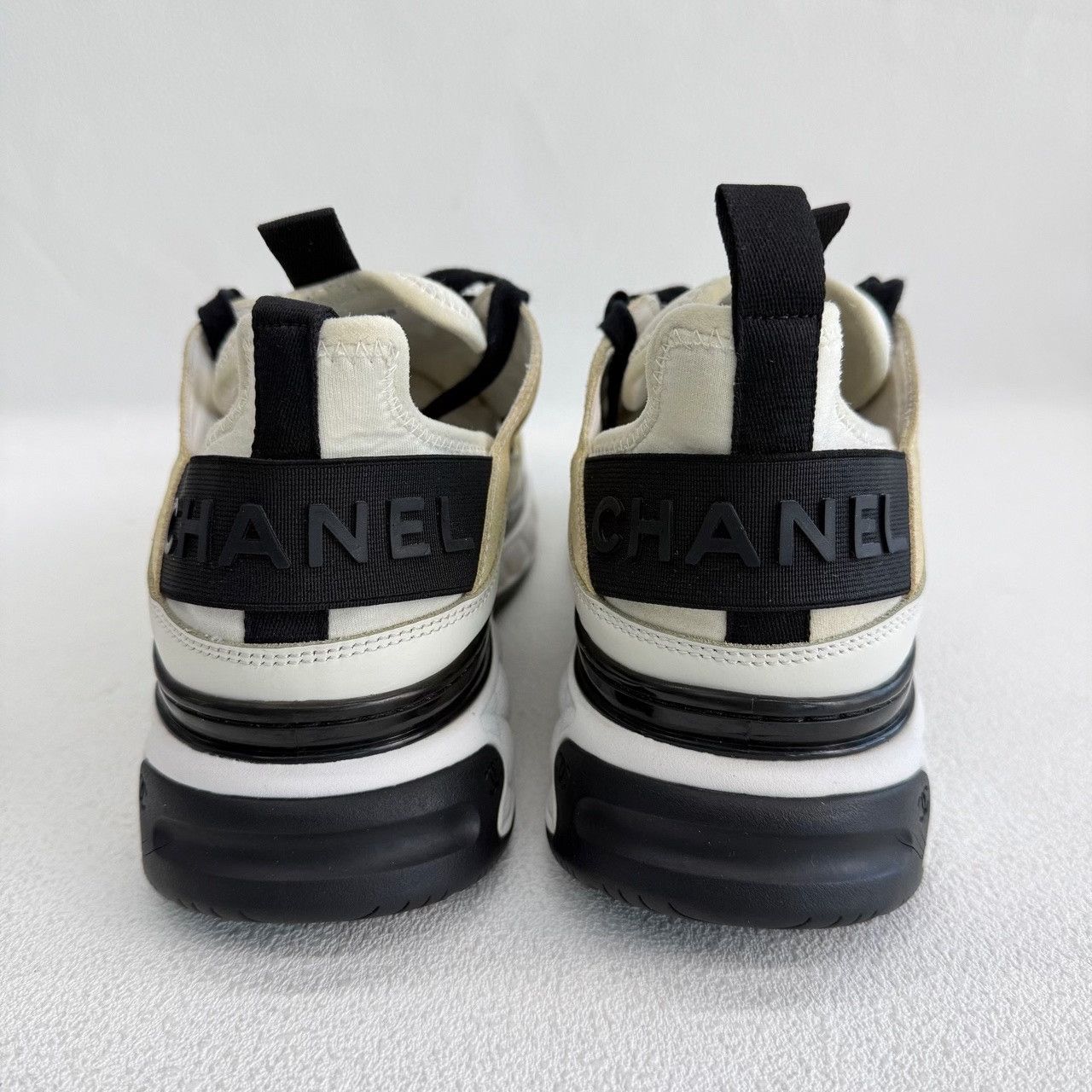 Chanel Chanel Black Lowtop Sneakers us_7-5 Women Size US 7.5 / IT 37.5 - 4 Thumbnail