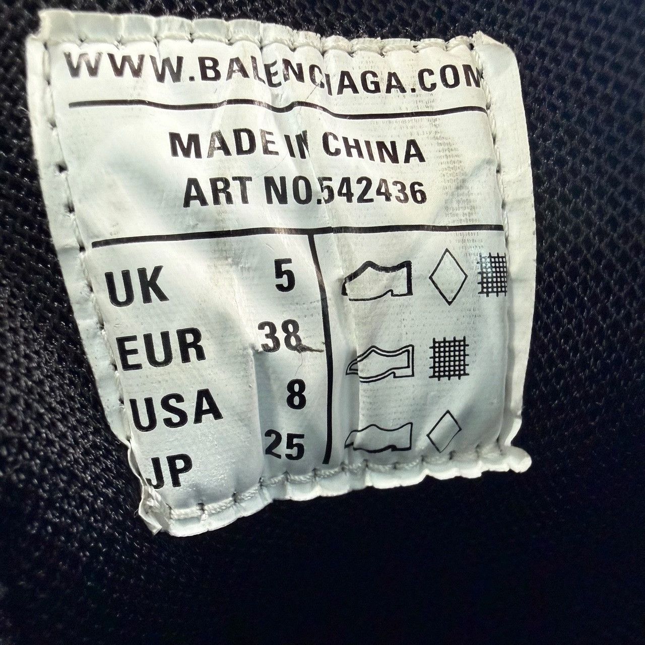 Balenciaga Balenciaga Black Lowtop Sneakers us_7-5 Women Size US 7.5 / IT 37.5 - 5 Thumbnail