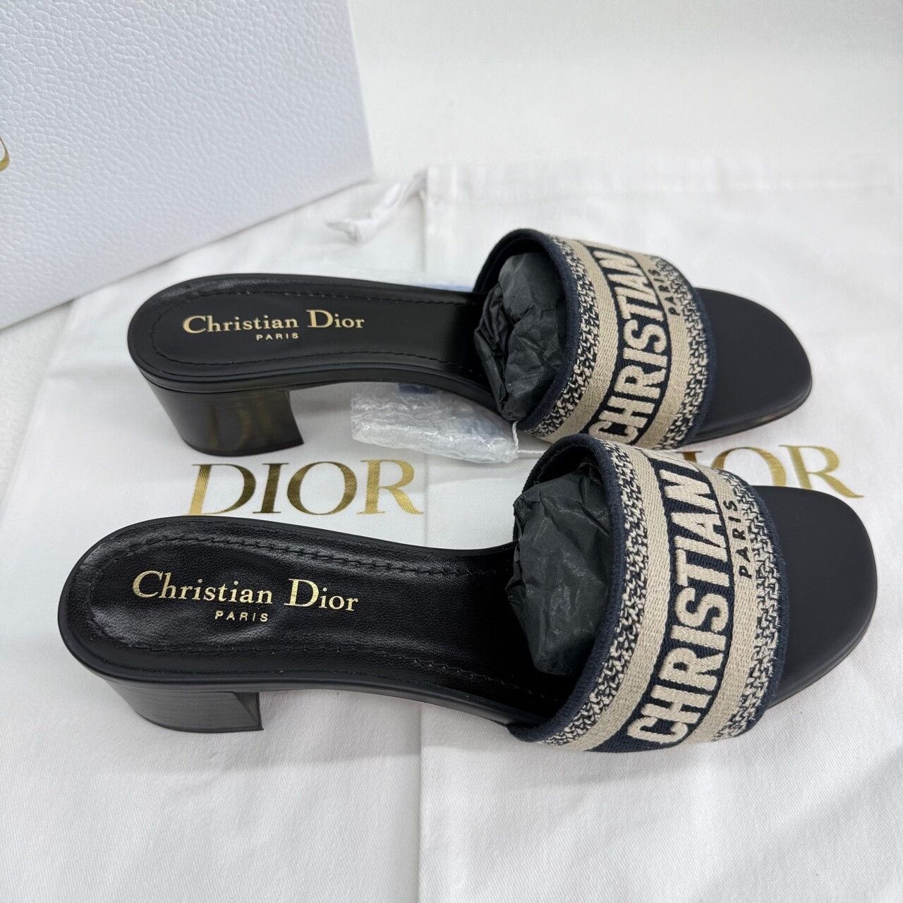 Dior Dior Blue Sandals us_7-5 Women Size US 7.5 / IT 37.5 - 6 Thumbnail