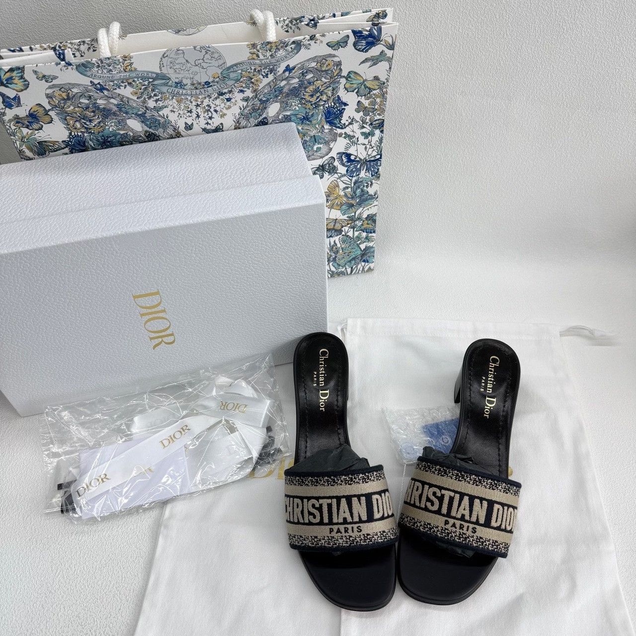 Dior Dior Blue Sandals us_7-5 Women Size US 7.5 / IT 37.5 - 2 Thumbnail