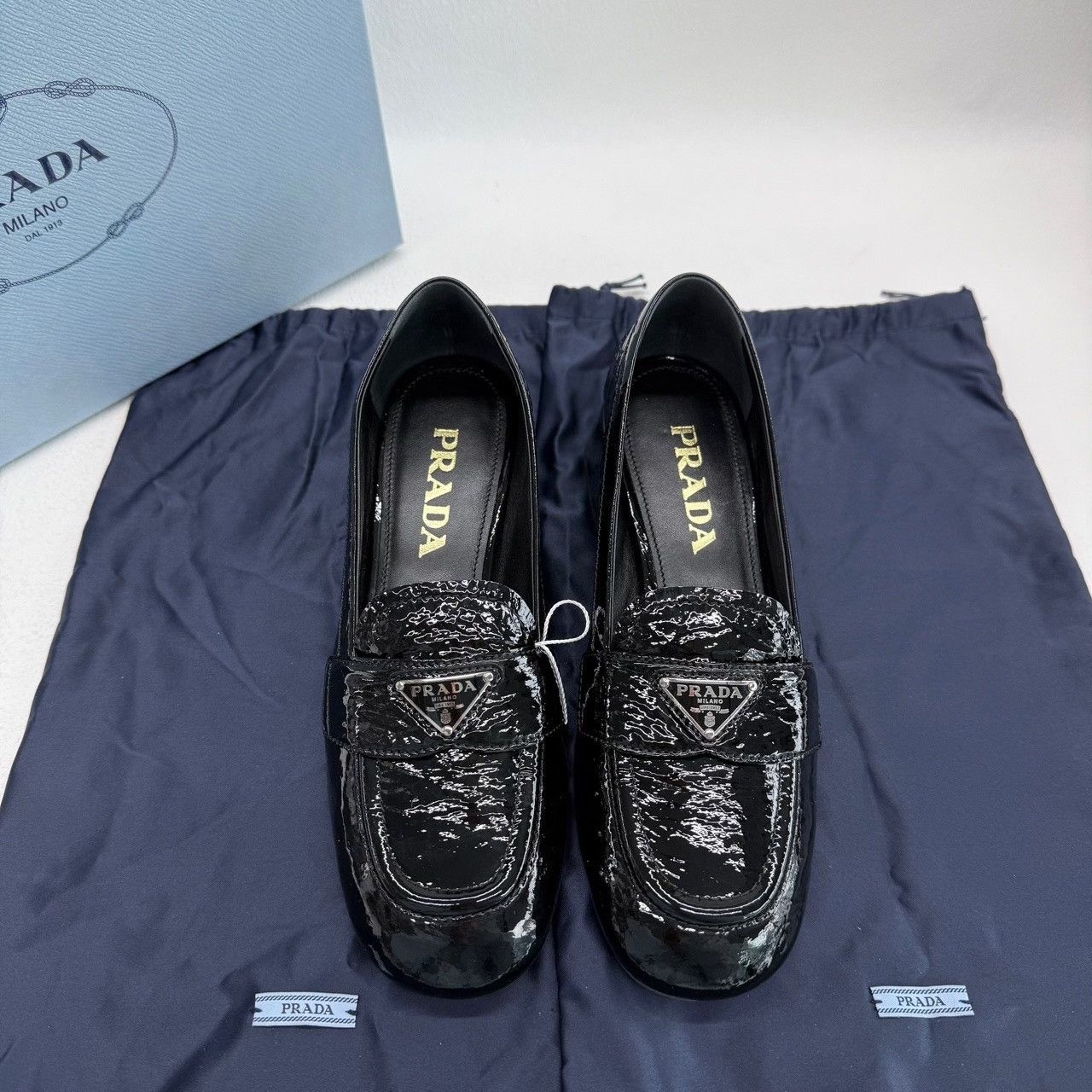 Prada Prada Casual Black Lowtop Sneakers us_5 Women Size US 5 / IT 35 - 2 Thumbnail