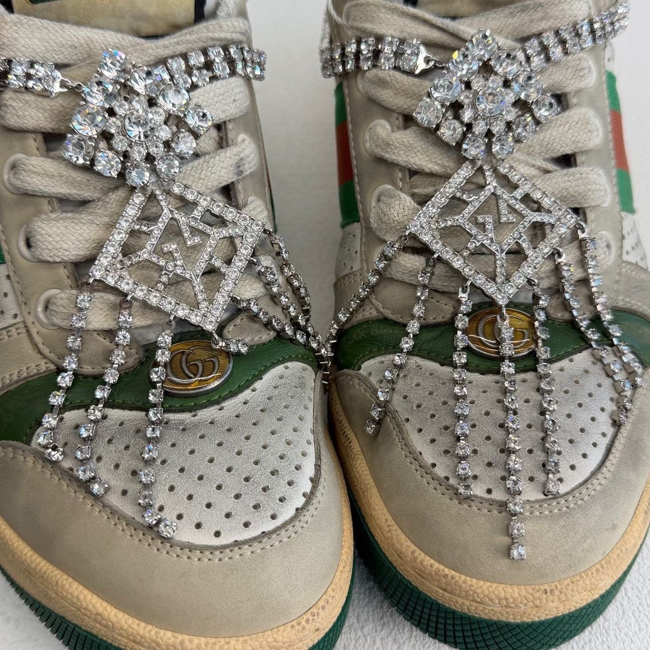 Gucci Gucci Green Lowtop Sneakers us_6-5 Women Size US 6.5 / IT 36.5 - 8 Thumbnail