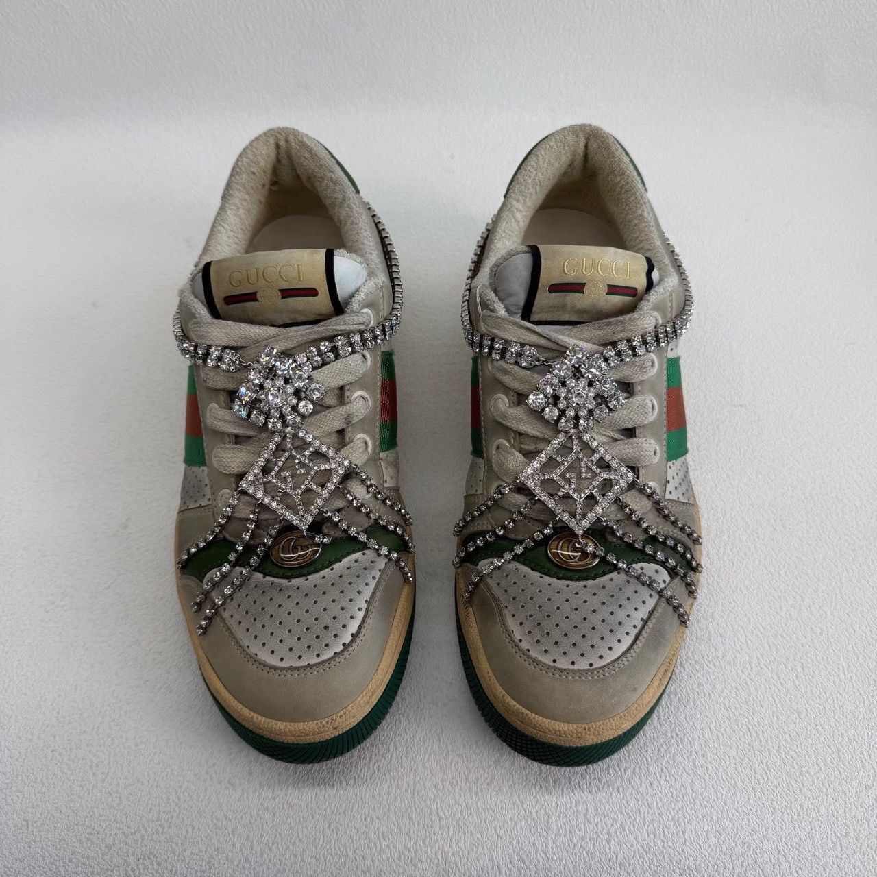 Gucci Gucci Green Lowtop Sneakers us_6-5 Women Size US 6.5 / IT 36.5 - 2 Thumbnail