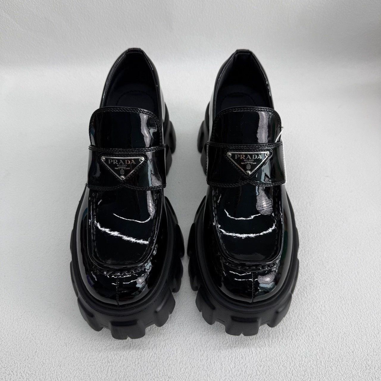 Prada Prada Black Lowtop Sneakers us_5 Women Size US 5 / IT 35 - 2 Thumbnail
