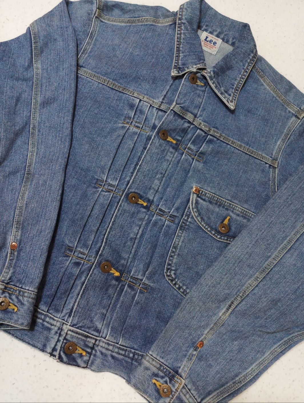 Lee VTG Lee Japan Reproduction One-Pocket Denim Jacket Size US M / EU 48-50 / 2 - 1 Thumbnail