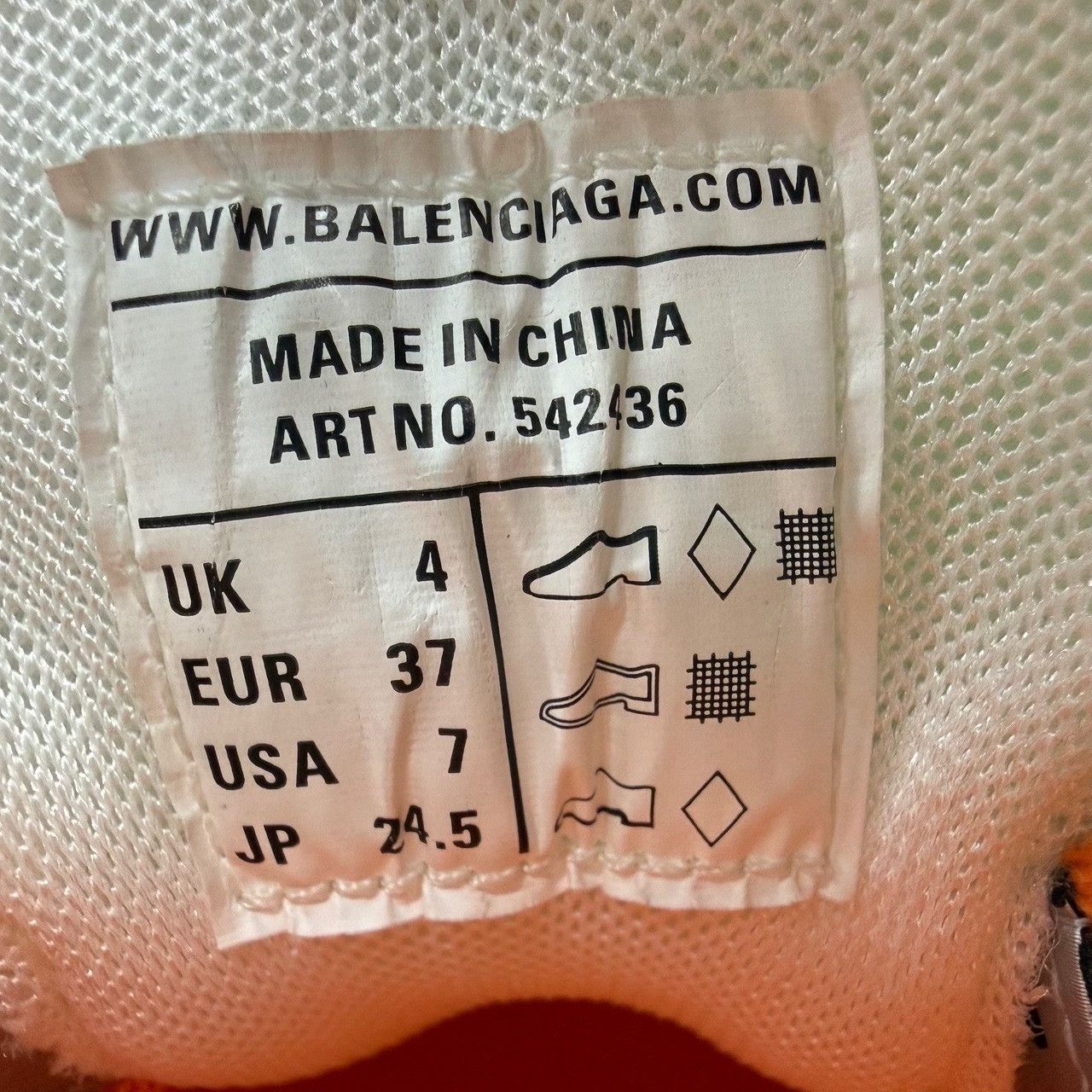 Balenciaga Balenciaga Distressed White Lowtop Sneakers us_6-5 Women Size US 6.5 / IT 36.5 - 5 Thumbnail