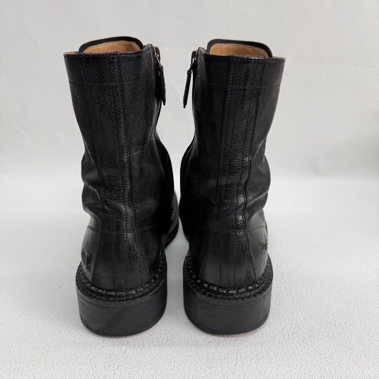 Miu Miu Miu Miu Leather Black Boots us_5 Women Size US 5 / IT 35 - 4 Thumbnail