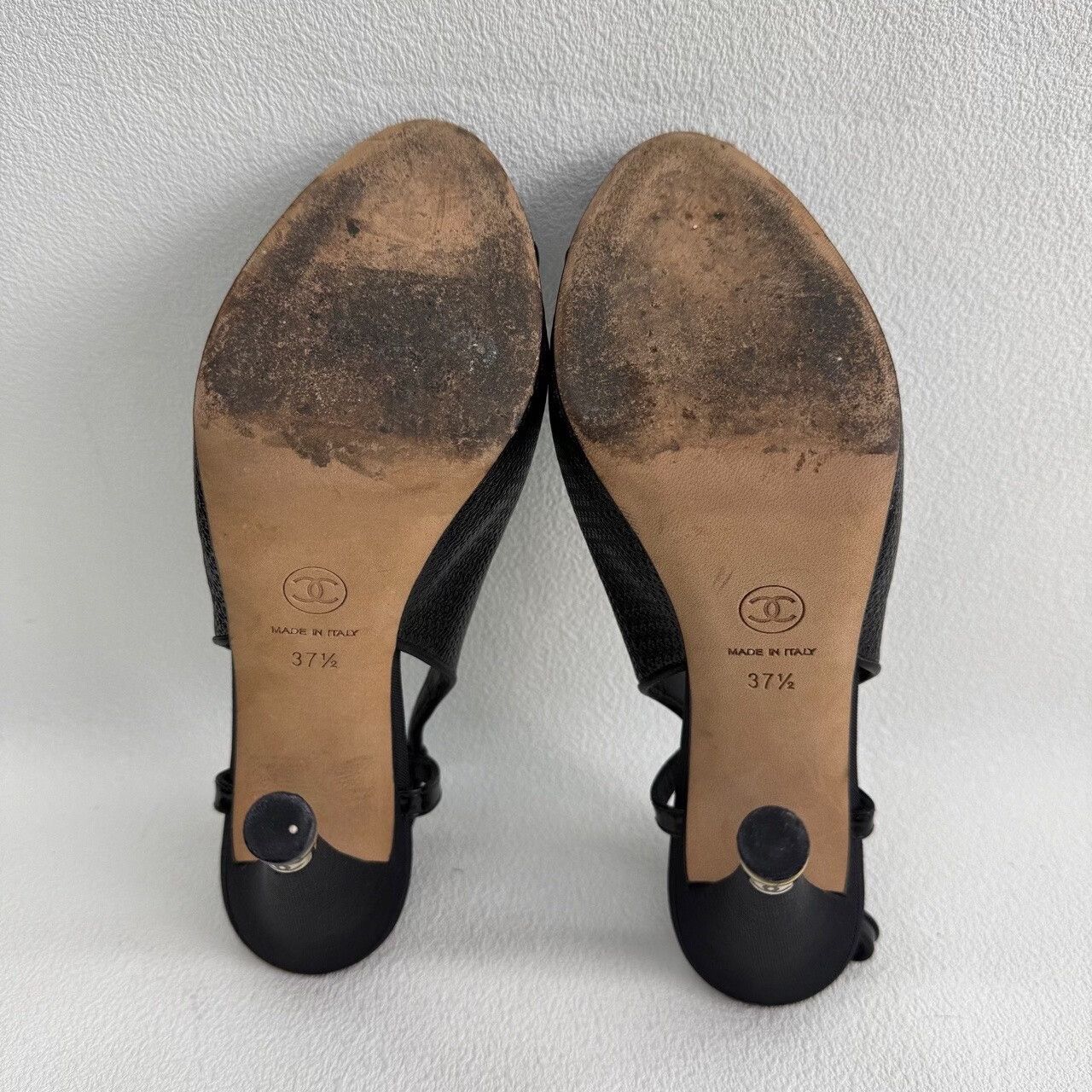 Chanel Chanel Knit Gold Sandals us_6-5 Women Size US 6.5 / IT 36.5 - 6 Thumbnail