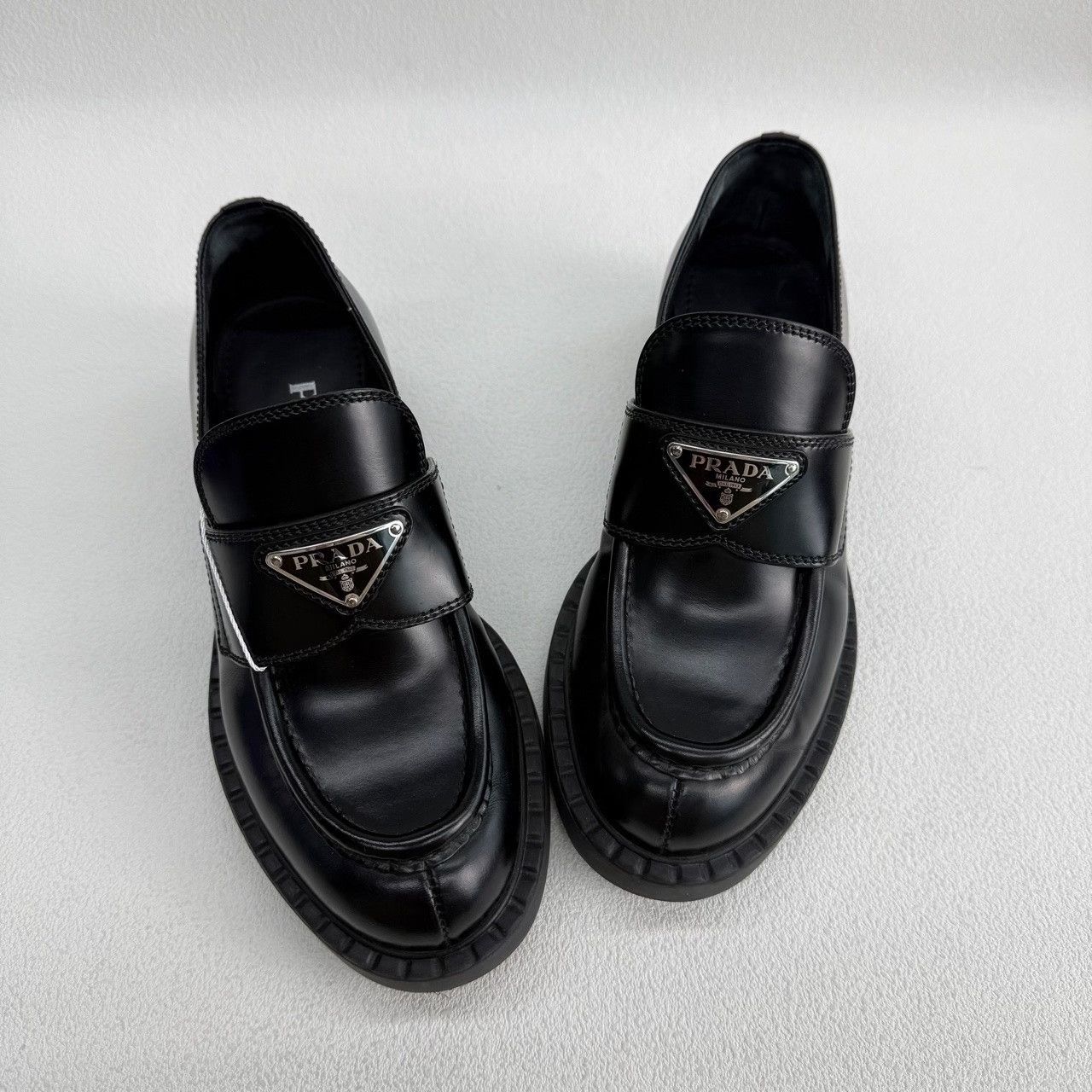 Prada Prada Retro Black Lowtop Sneakers us_5 Women Size US 5 / IT 35 - 8 Thumbnail