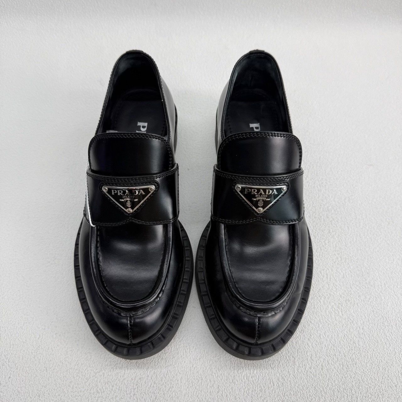Prada Prada Retro Black Lowtop Sneakers us_5 Women Size US 5 / IT 35 - 2 Thumbnail