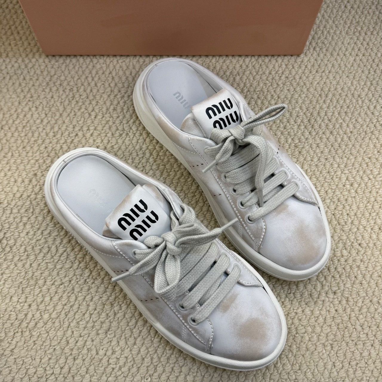Miu Miu Miu Miu Lowtop Sneakers us_8-5 Women Size US 8.5 / IT 38.5 - 7 Thumbnail