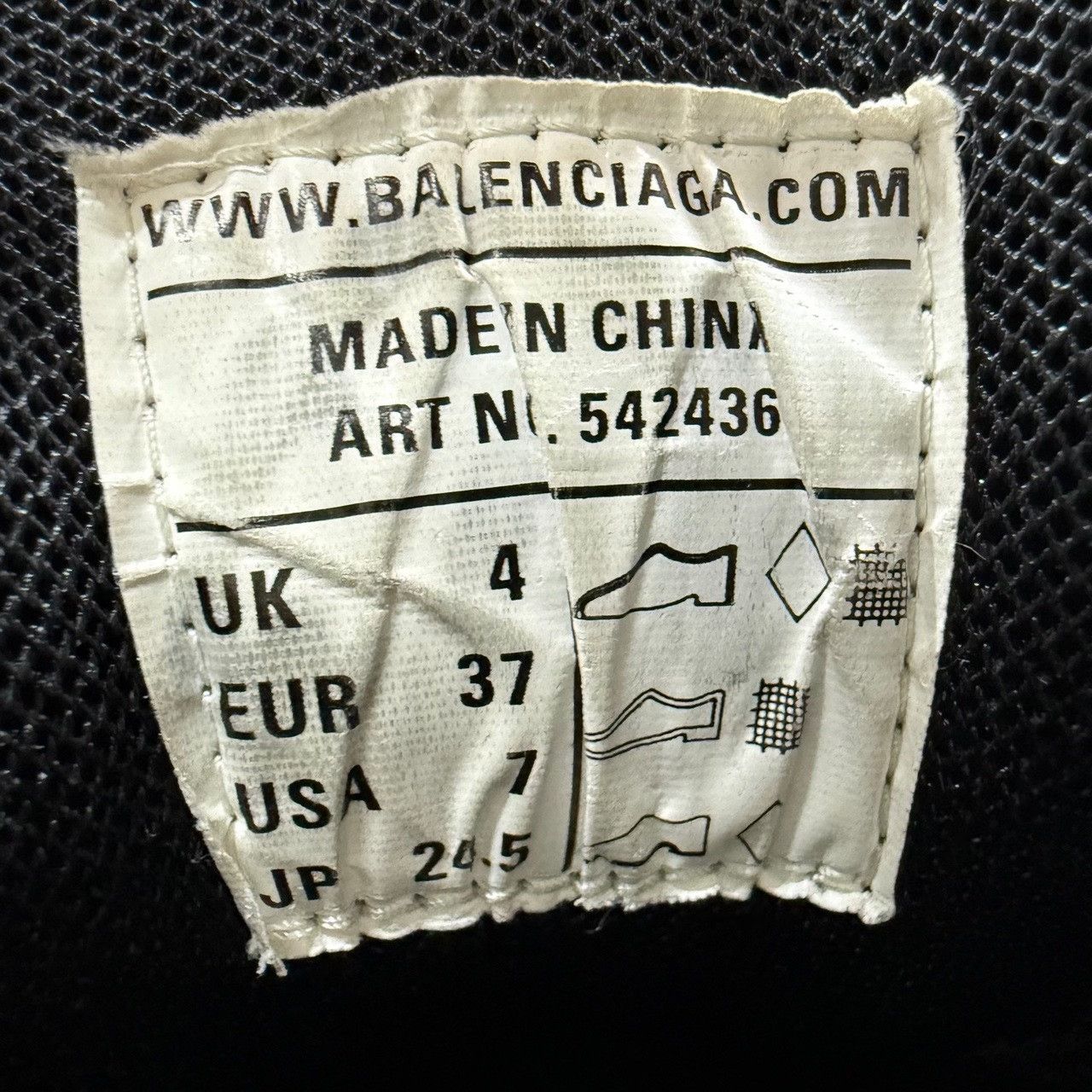 Balenciaga Balenciaga Black Lowtop Sneakers us_6-5 Women Size US 6.5 / IT 36.5 - 5 Thumbnail