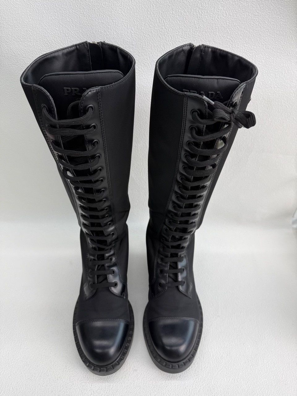 Prada Prada Nylon Black Boots us_6 Women Size US 6 / IT 36 - 2 Thumbnail