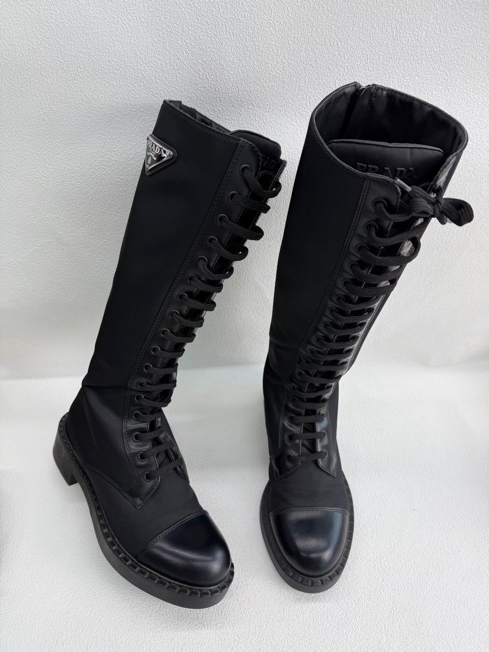 Prada Prada Nylon Black Boots us_6 Women Size US 6 / IT 36 - 3 Thumbnail