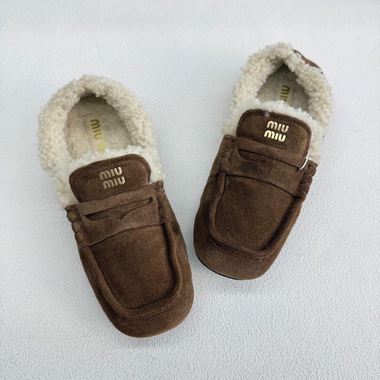 Miu Miu Miu Miu Suede Brown Lowtop Sneakers us_6 Women Size US 6 / IT 36 - 8 Thumbnail