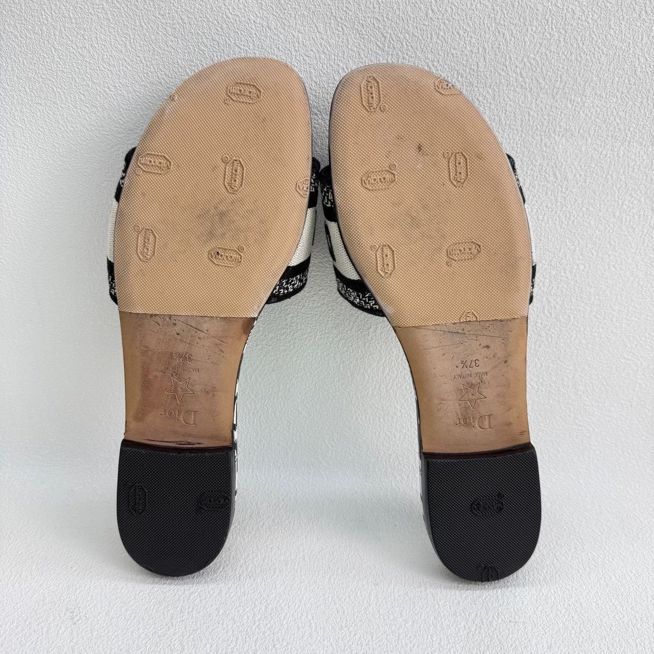 Dior Dior Embroidered Plaid Black Sandals us_6-5 Women Size US 6.5 / IT 36.5 - 7 Thumbnail