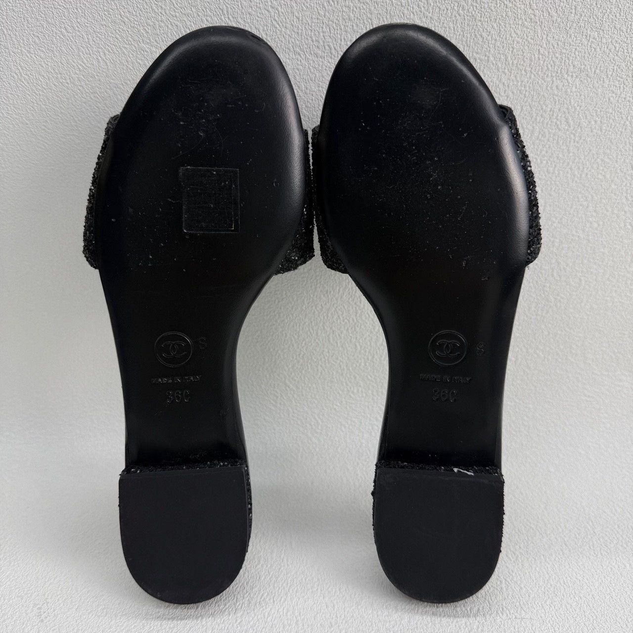 Chanel Chanel Black Sandals us_6 Women Size US 6 / IT 36 - 6 Thumbnail