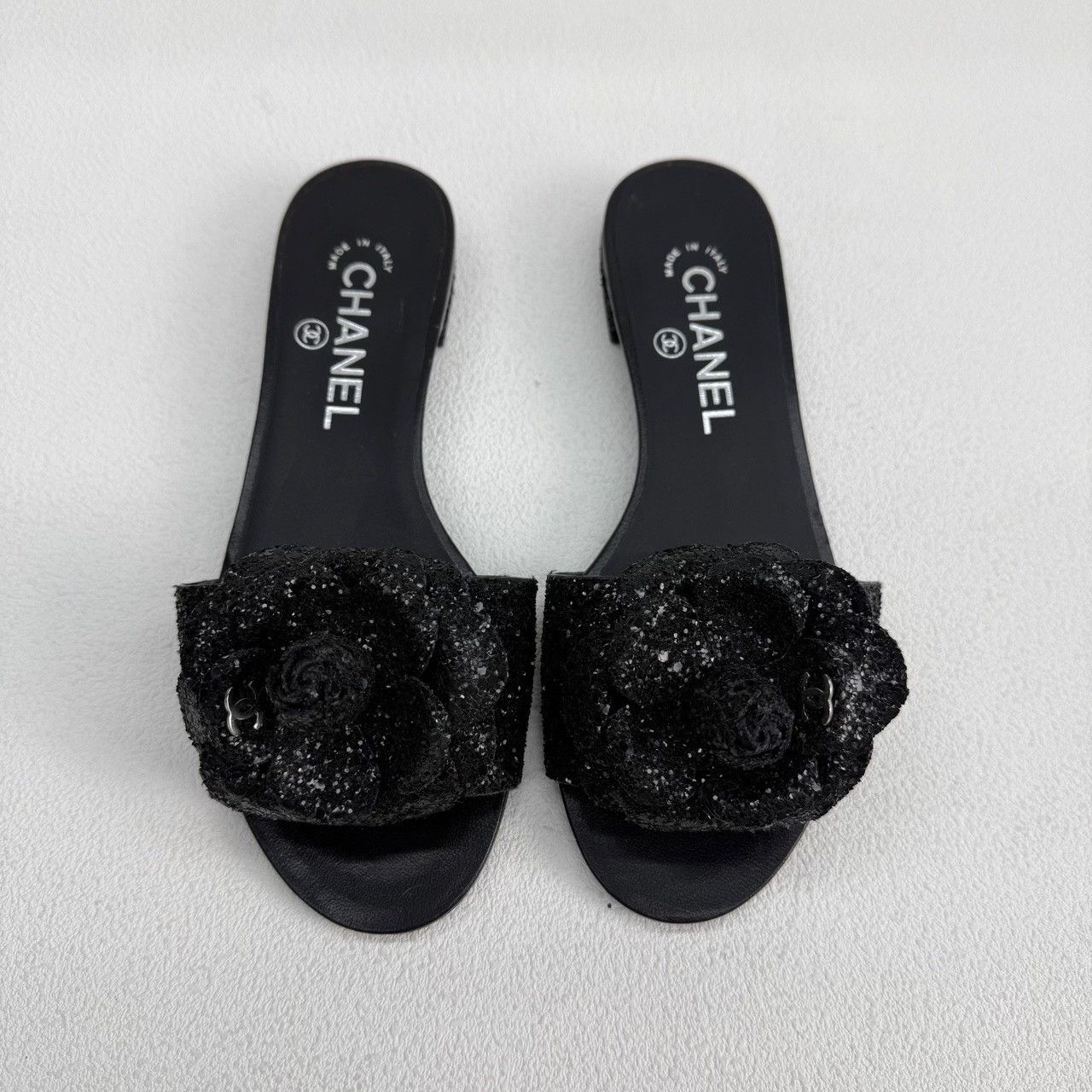 Chanel Chanel Black Sandals us_6 Women Size US 6 / IT 36 - 2 Thumbnail
