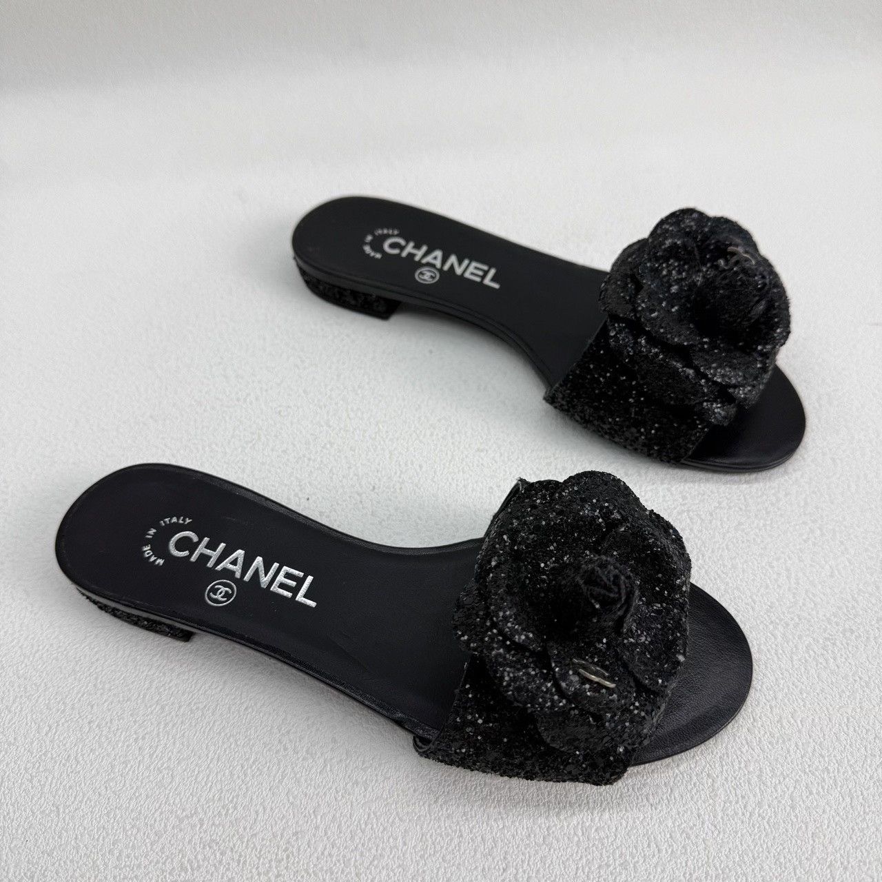 Chanel Chanel Black Sandals us_6 Women Size US 6 / IT 36 - 3 Thumbnail