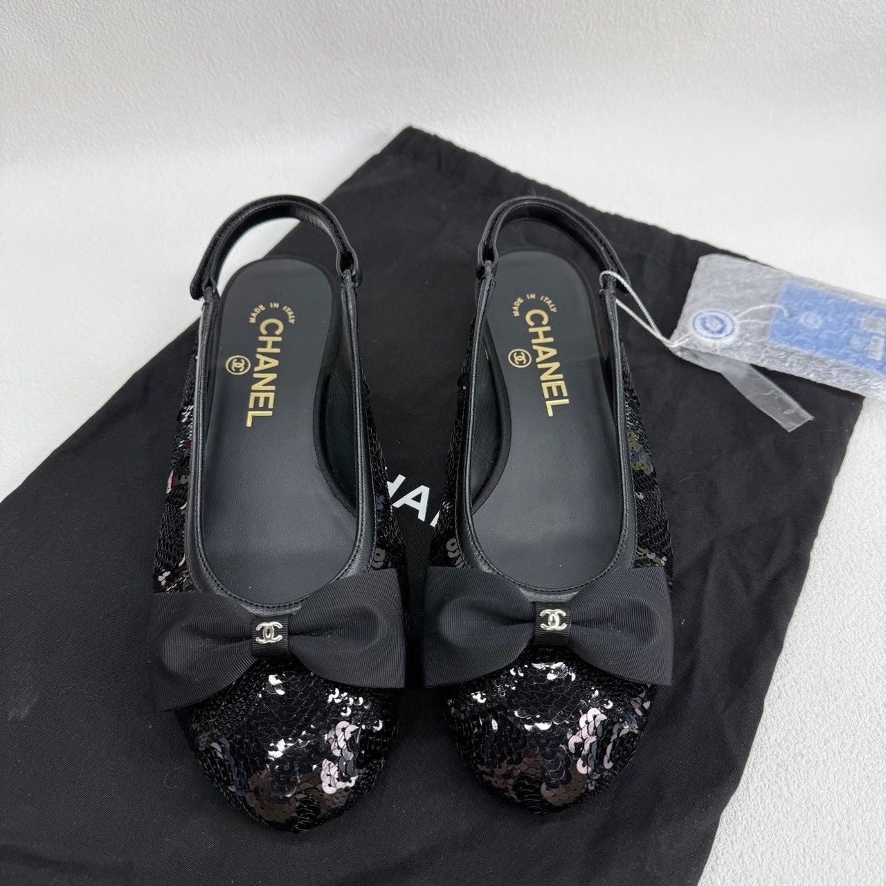 Chanel Chanel Black Lowtop Sneakers us_5 Women Size US 5 / IT 35 - 2 Thumbnail