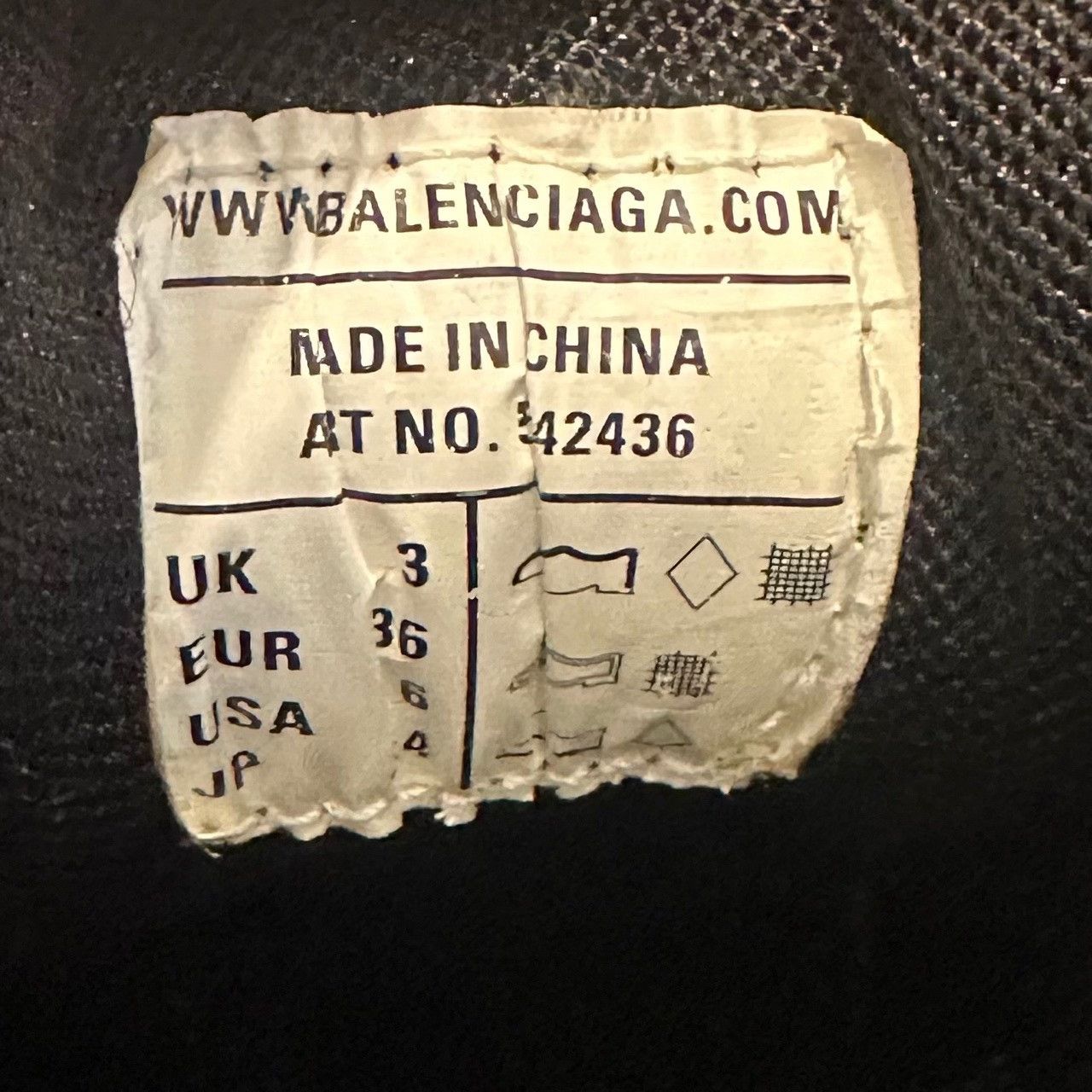 Balenciaga Balenciaga Black Lowtop Sneakers us_6 Women Size US 6 / IT 36 - 7 Thumbnail