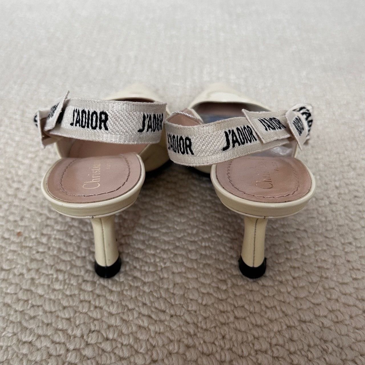 Dior Dior Patent White Lowtop Sneakers us_5 Women Size US 5 / IT 35 - 5 Thumbnail