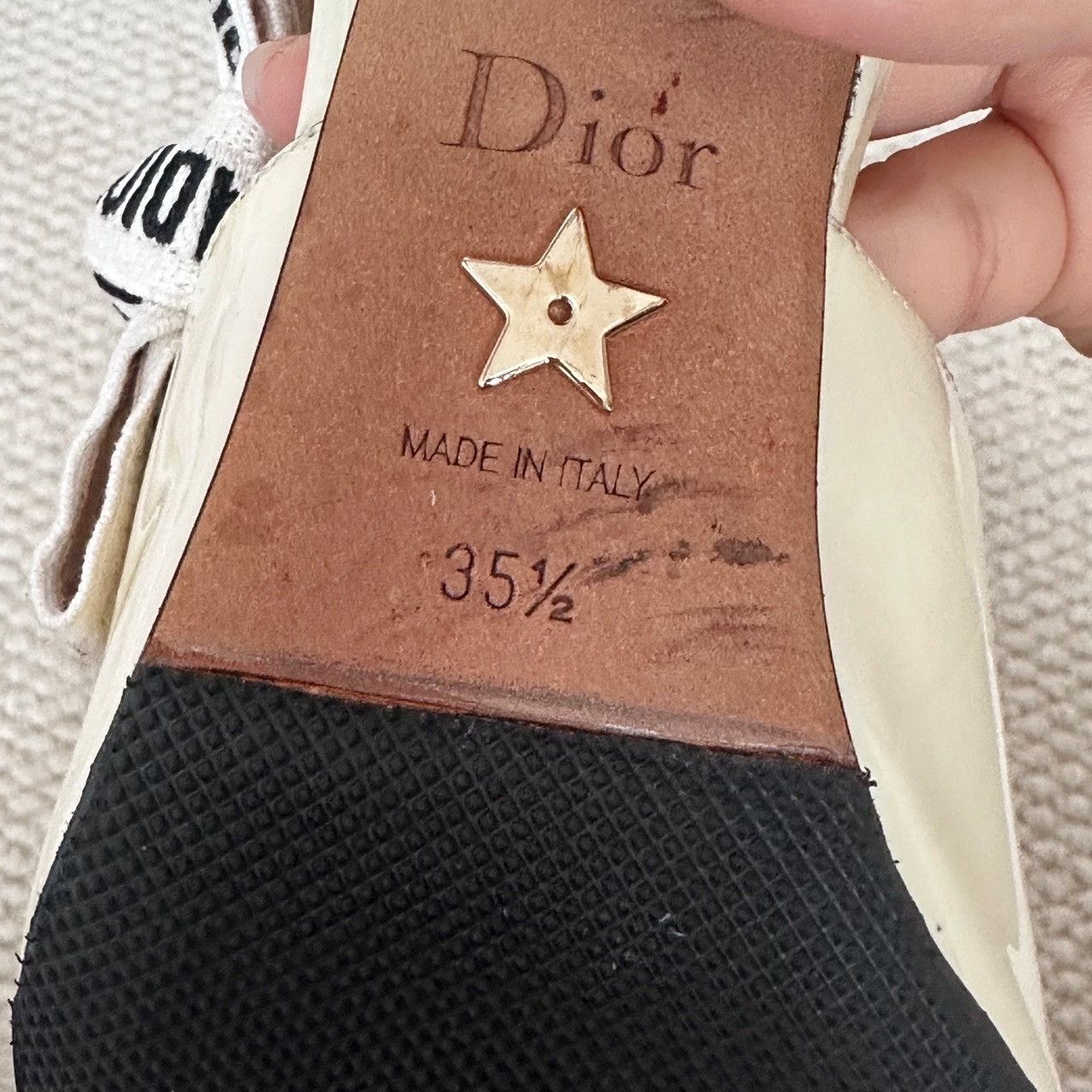 Dior Dior Patent White Lowtop Sneakers us_5 Women Size US 5 / IT 35 - 7 Thumbnail