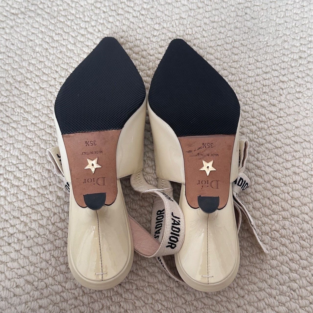 Dior Dior Patent White Lowtop Sneakers us_5 Women Size US 5 / IT 35 - 6 Thumbnail