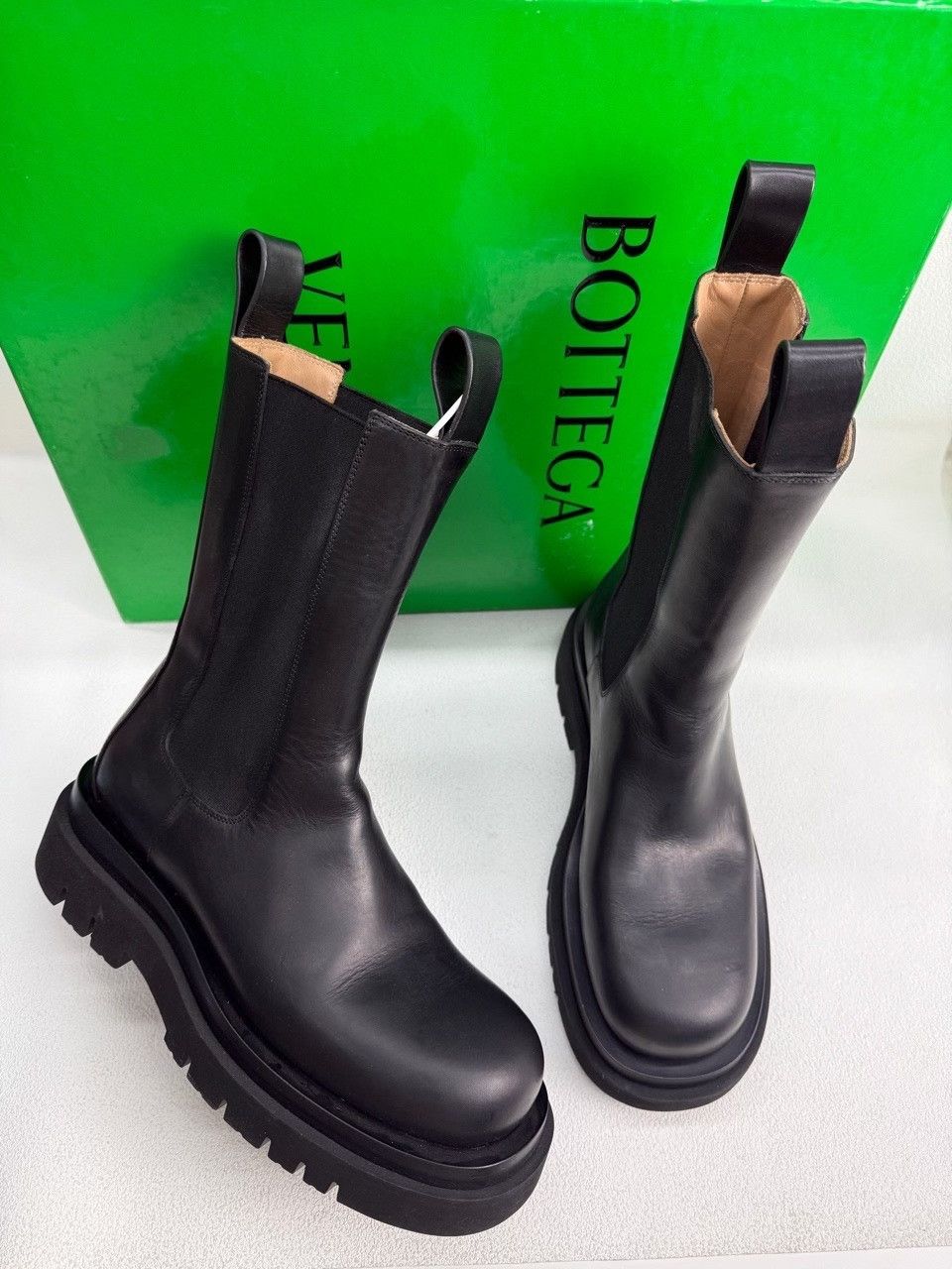 Bottega Veneta Bottega Veneta Leather Black Boots us_7-5 Women Size US 7.5 / IT 37.5 - 3 Thumbnail