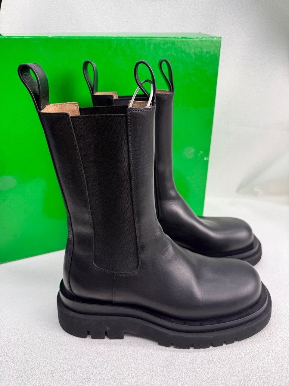 Bottega Veneta Bottega Veneta Leather Black Boots us_7-5 Women Size US 7.5 / IT 37.5 - 6 Thumbnail