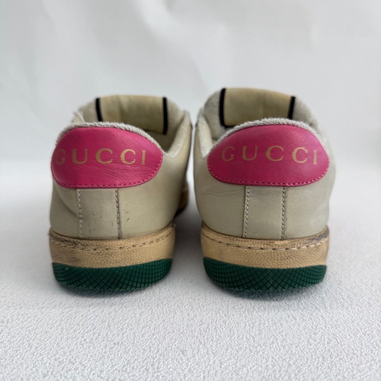Gucci Gucci Leather Pink Lowtop Sneakers us_5 Women Size US 5 / IT 35 - 3 Thumbnail