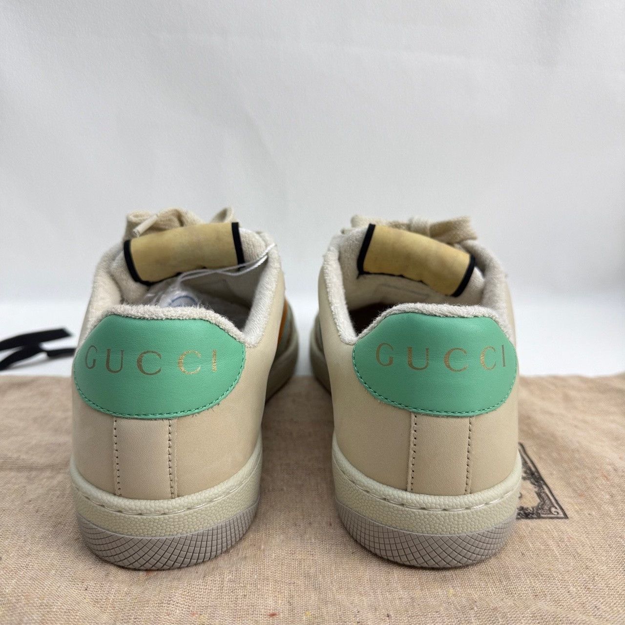 Gucci Gucci Beige Lowtop Sneakers us_5 Women Size US 5 / IT 35 - 4 Thumbnail