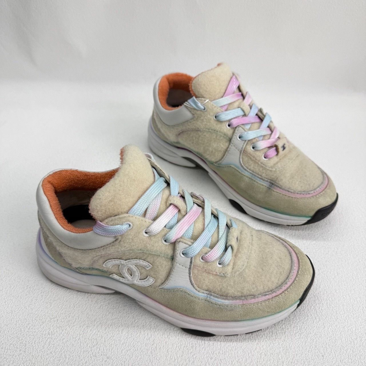 Chanel Chanel Multi Lowtop Sneakers us_6 Women Size US 6 / IT 36 - 3 Thumbnail
