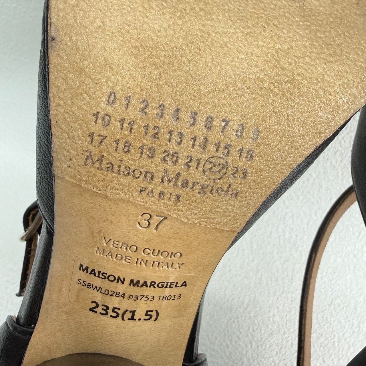 Maison Margiela Maison Margiela Leather Black Lowtop Sneakers us_6-5 Women Size US 6.5 / IT 36.5 - 6 Thumbnail