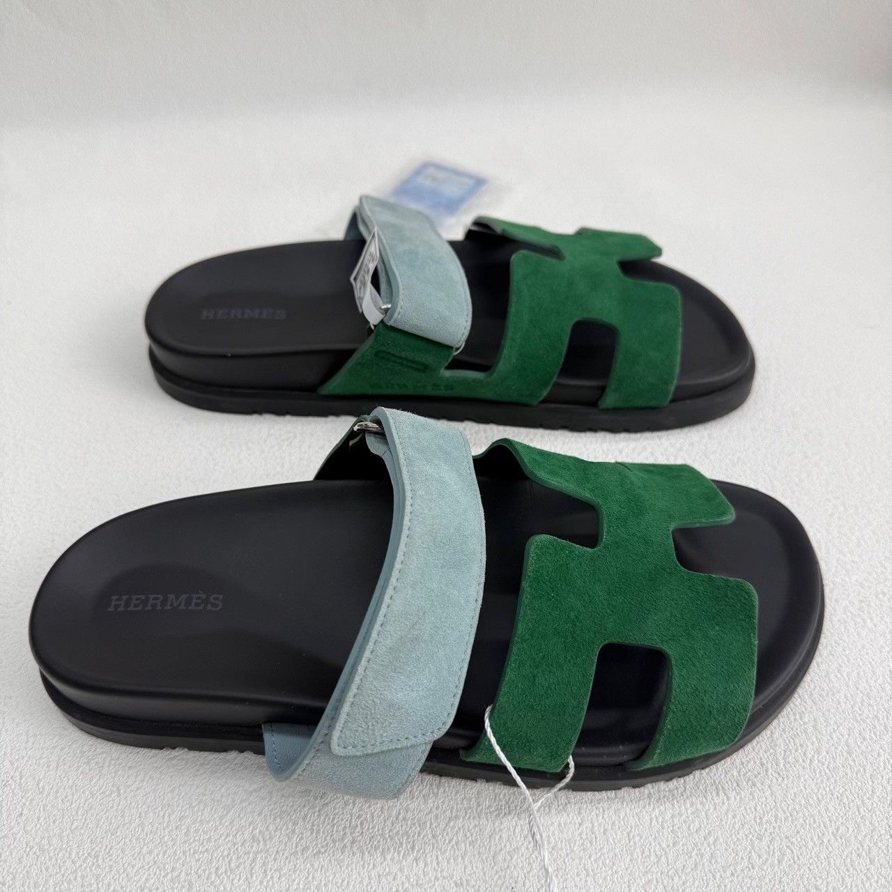 Hermes Hermes Suede Green Sandals us_6-5 Women Size US 6.5 / IT 36.5 - 6 Thumbnail