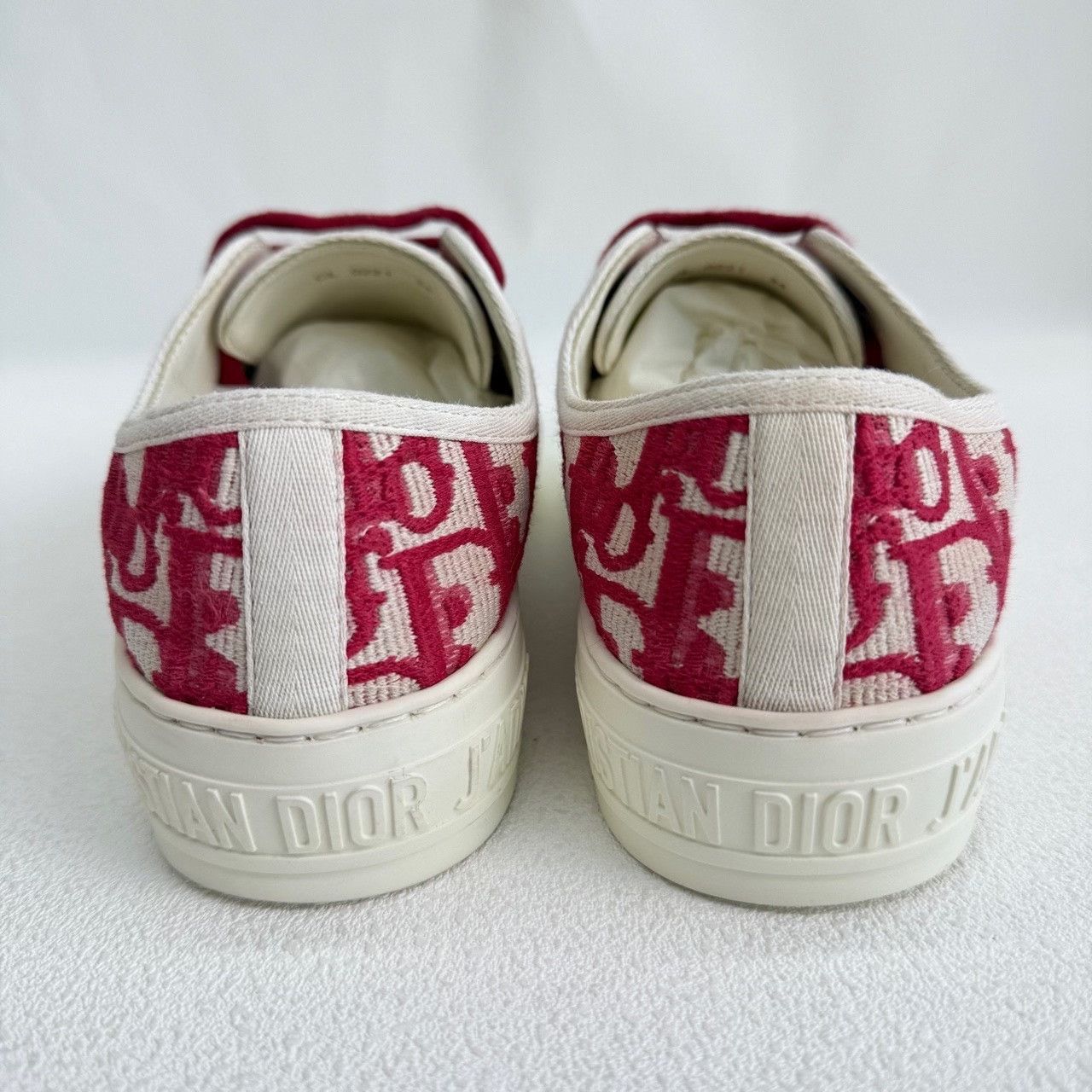 Dior Dior Red Lowtop Sneakers us_4 Women Size US 4 / IT 34 - 4 Thumbnail