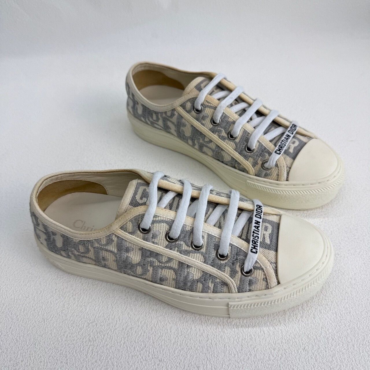 Dior Dior Retro Gray Lowtop Sneakers us_6 Women Size US 6 / IT 36 - 3 Thumbnail