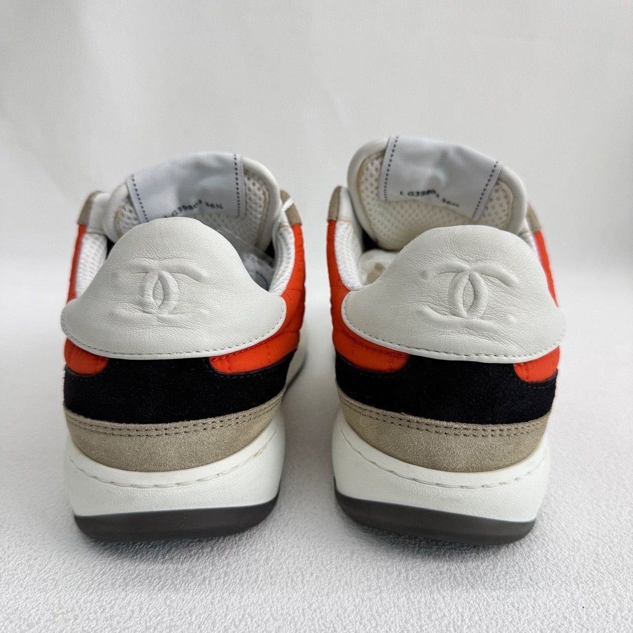 Chanel Chanel Patchwork White Lowtop Sneakers us_6 Women Size US 6 / IT 36 - 4 Thumbnail