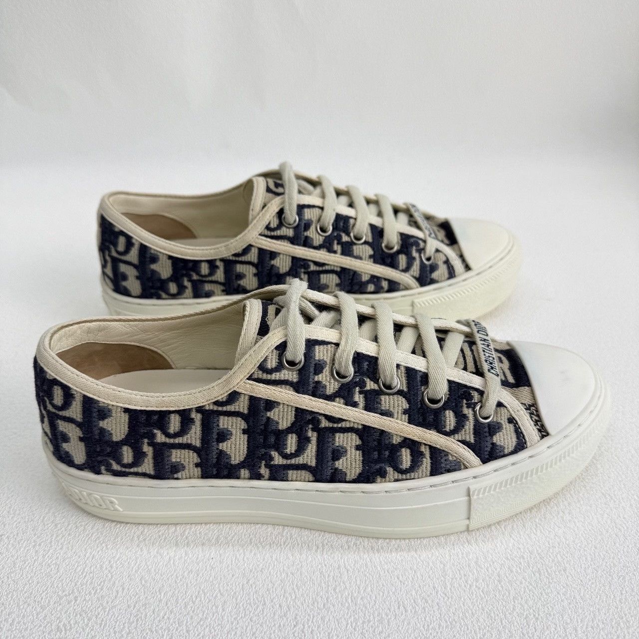 Dior Dior Blue Lowtop Sneakers us_6-5 Women Size US 6.5 / IT 36.5 - 7 Thumbnail