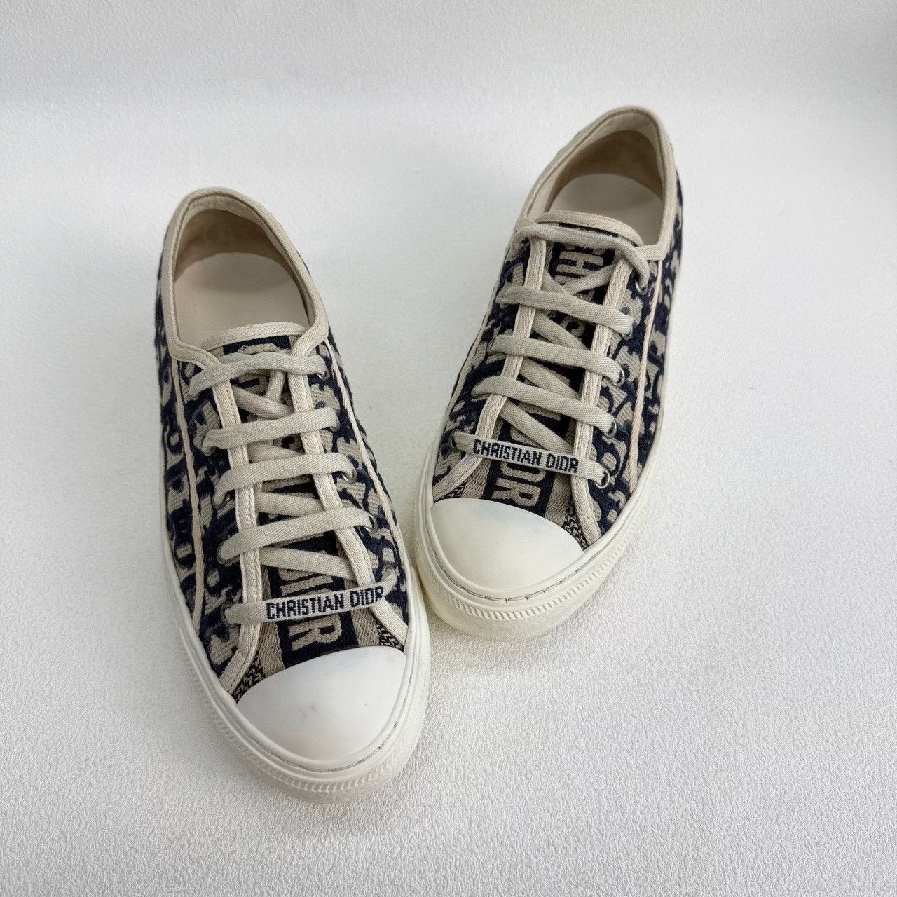 Dior Dior Blue Lowtop Sneakers us_6-5 Women Size US 6.5 / IT 36.5 - 8 Thumbnail