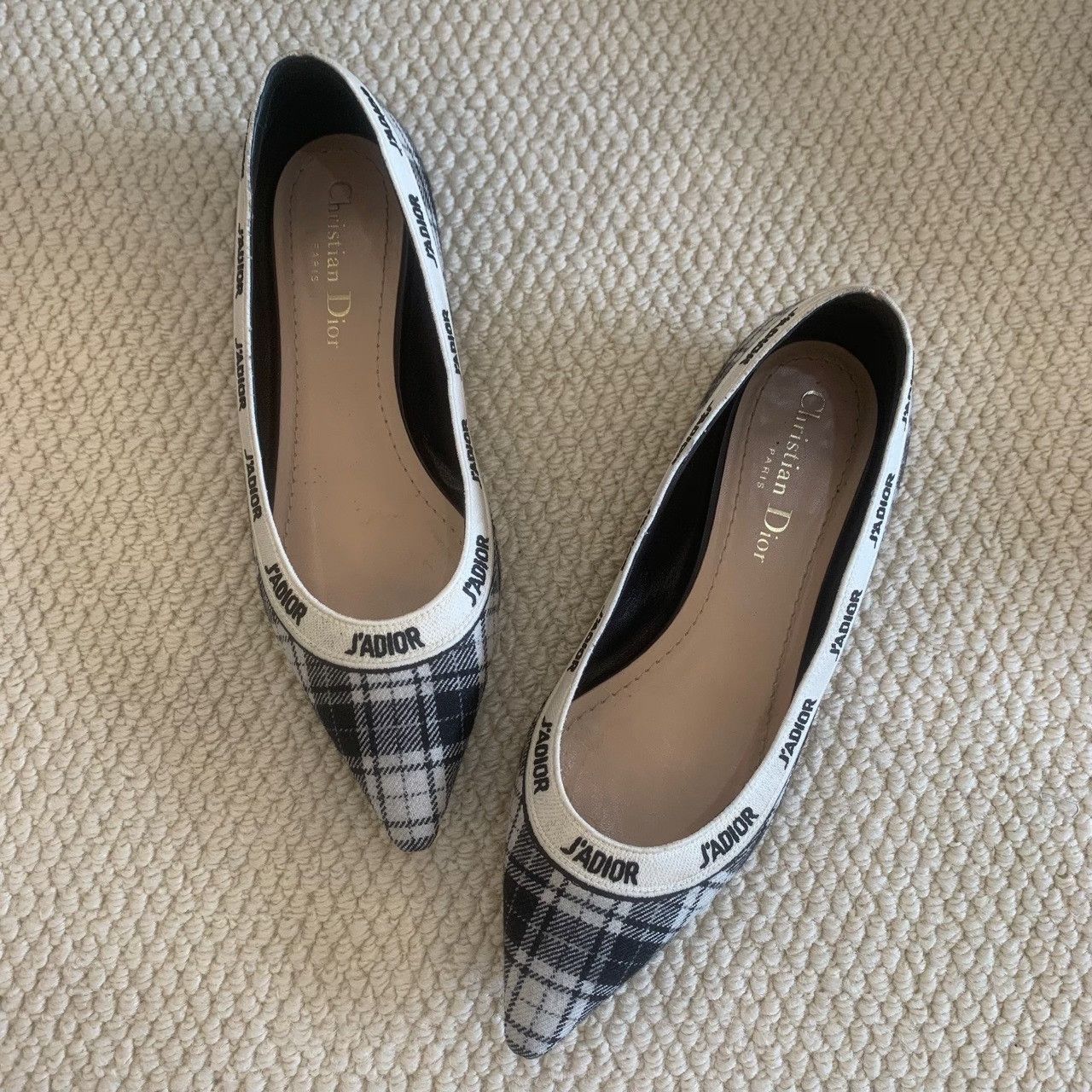 Dior Dior Plaid Black Lowtop Sneakers us_6 Women Size US 6 / IT 36 - 5 Thumbnail